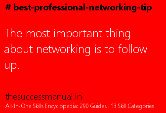 professional-career-networking-tip-the-success-manual